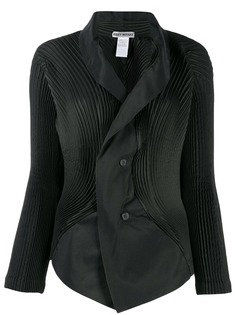 Issey Miyake плиссированный жакет узкого кроя
