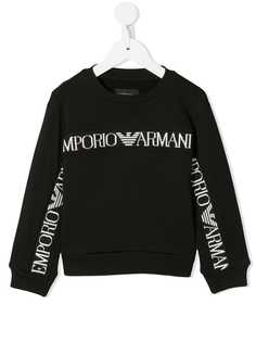 Emporio Armani Kids толстовка с логотипом