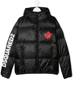 Dsquared2 Kids куртка-пуховик с логотипом