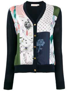Tory Burch кардиган в технике пэчворк