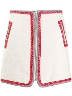 Veronica Beard юбка с контрастной строчкой