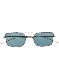 Thom Browne солнцезащитные очки-авиаторы в квадратной оправе