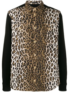 Versace куртка-рубашка с анималистичным принтом