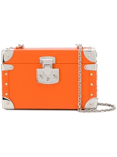 Luis Negri Bauletto Classic Orange Silver Box Bag