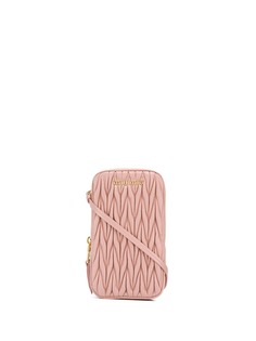 Miu Miu Matelassé leather cross-body bag