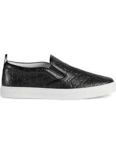 Gucci кроссовки-слипон Gucci Signature