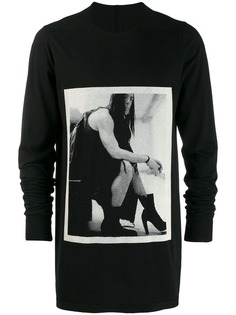 Rick Owens DRKSHDW толстовка с графичным принтом