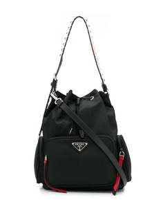 Prada studded tote bag