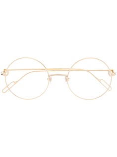 Cartier Eyewear очки в круглой оправе