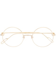 Cartier Eyewear очки в круглой оправе