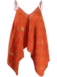 Loewe floral printed maxi tank top