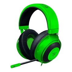 Гарнитура игровая RAZER Kraken Multi-Platform, для компьютера и игровых консолей, накладные, зеленый [rz04-02830200-r3m1]