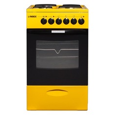 Электрическая плита REEX CTE-54, эмаль, без крышки, желтый