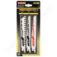 Набор полотен для сабельной пилы 3 шт ryobi 5132002813