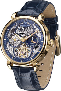 Мужские часы в коллекции Skeleton Мужские часы Carl von Zeyten CVZ0005GBL