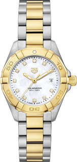 Швейцарские золотые женские часы в коллекции Aquaracer Женские часы TAG Heuer WBD1422.BB0321