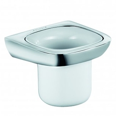 Стакан для зубных щеток Ambienta 5397505 Белый Хром Kludi