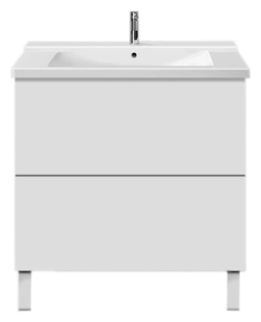 Тумба под раковину L-Cube LC6601 белая глянцевая Duravit