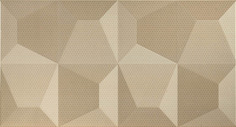 Керамическая плитка Cube Crema Relieve настенная 32.5х60см Fanal