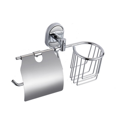 Держатель туалетной бумаги и освежителя G1903-1 Хром Groneo