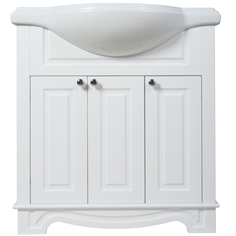 Тумба под раковину Devon 80 Белая матовая Rush