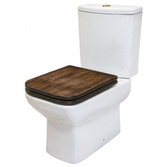 Унитаз Quattro Oak bronze DE521090022 с бачком и сиденьем Микролифт Della