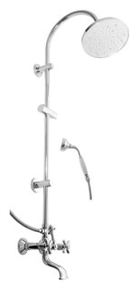 Душевая система Morava retro MK159.5/3K бронзовый, с ручками МК3