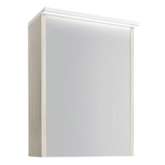 Зеркальный шкаф Marino 50 с подсветкой Белый/малибу Edelform
