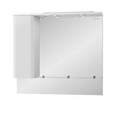 Зеркальный шкаф Amata 100 с подсветкой Белый Edelform