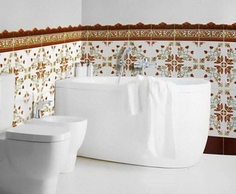 Керамическая плитка Amaya Tira Marron 7,5x20 бордюр Cas Ceramica