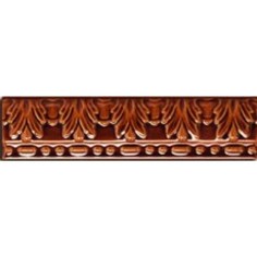 Керамическая плитка Cas Moldura Relieve Marron бордюр 5х20