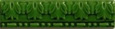 Керамическая плитка Cas Moldura Relieve Verde бордюр 5х20