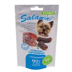 Лакомства для собак Лакомство для собак Titbit Salamini Колбаски сыровяленые с бараниной 40 г