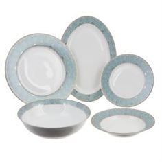 Сервизы и наборы посуды Сервиз столовый Macbeth bone porcelain Marissa 21 предмет 6 персон