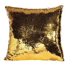 Декоративные подушки Подушка Гарда 16 пайетки золото/серебро 45x45см
