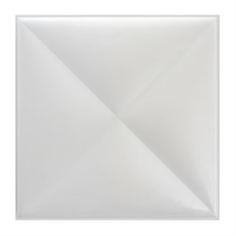 Декоративные панели Панель 3D Плитстен Треугольники Белый 40 х 40 см