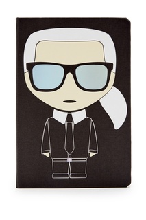 Блокнот с крупным рисунком Karl Lagerfeld