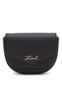 Черная поясная сумка с логотипом Karl Lagerfeld