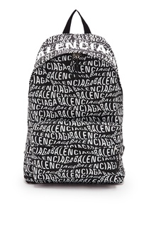 Черно-белый рюкзак Logo Wave Balenciaga Man