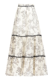 Бежевая юбка в пол Twin Set