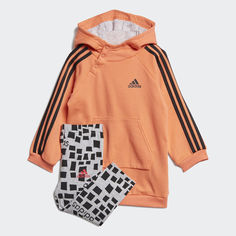 Комплект: платье и леггинсы Hooded Dress adidas Performance