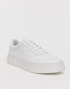 Белые кроссовки на массивной подошве ASOS DESIGN - Белый