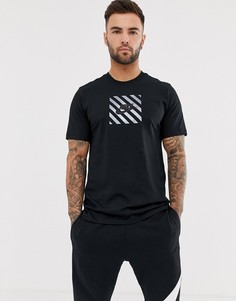 Черная футболка с логотипом Nike - Черный
