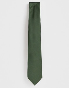 Галстук цвета хаки Burton Menswear - Зеленый