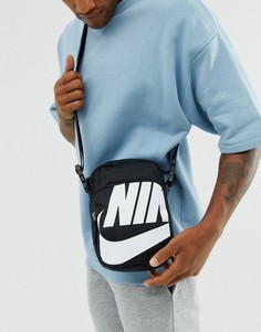 Черная сумка для авиапутешествий с логотипом Nike - Черный