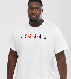 Белая футболка с логотипом Jordan Plus - Белый