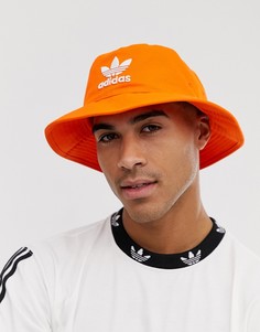 Оранжевая панама с логотипом adidas Originals - Оранжевый