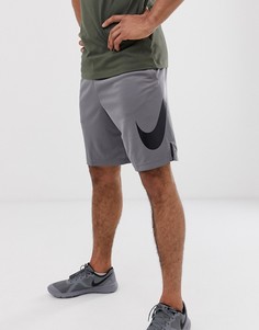 Серые шорты с логотипом-галочкой Nike Training - Dry 4.0 - Серый