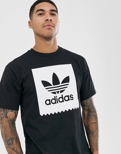 Черная футболка с логотипом adidas Skateboarding - Черный