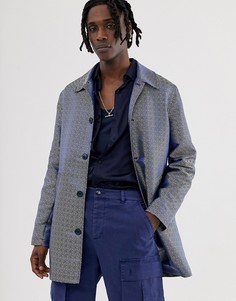 Однобортный тренч с принтом ASOS EDITION - Золотой
